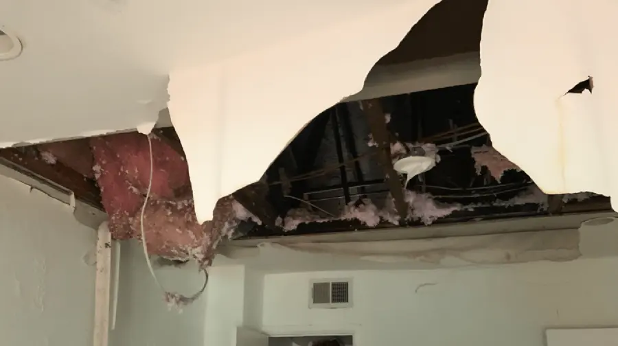 Ceiling Leak Water Damage in Agoura Hills, CA